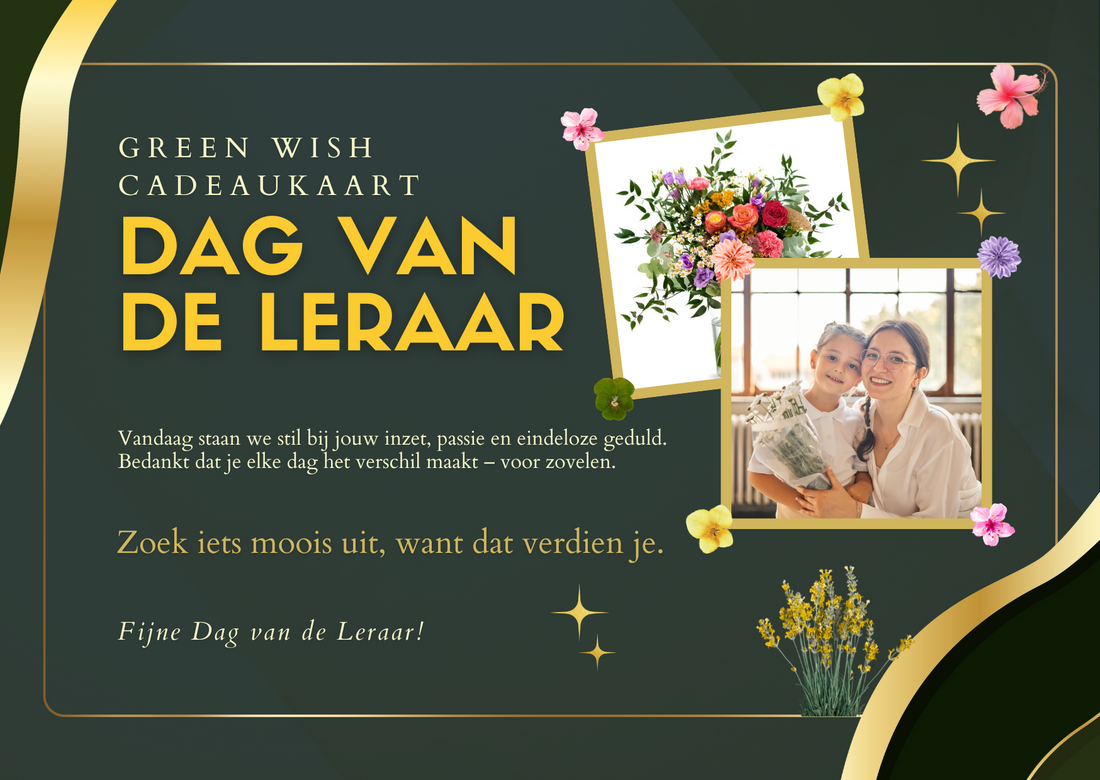 Vier de Dag van de Leraar met een duurzame cadeaukaart
