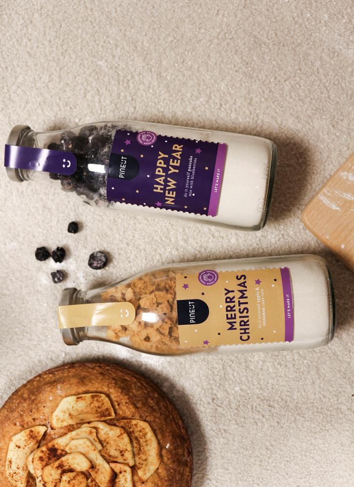 Cake Fles Happy New Year Pancakes