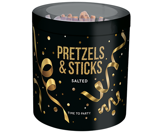 Party Pretzels In Koker