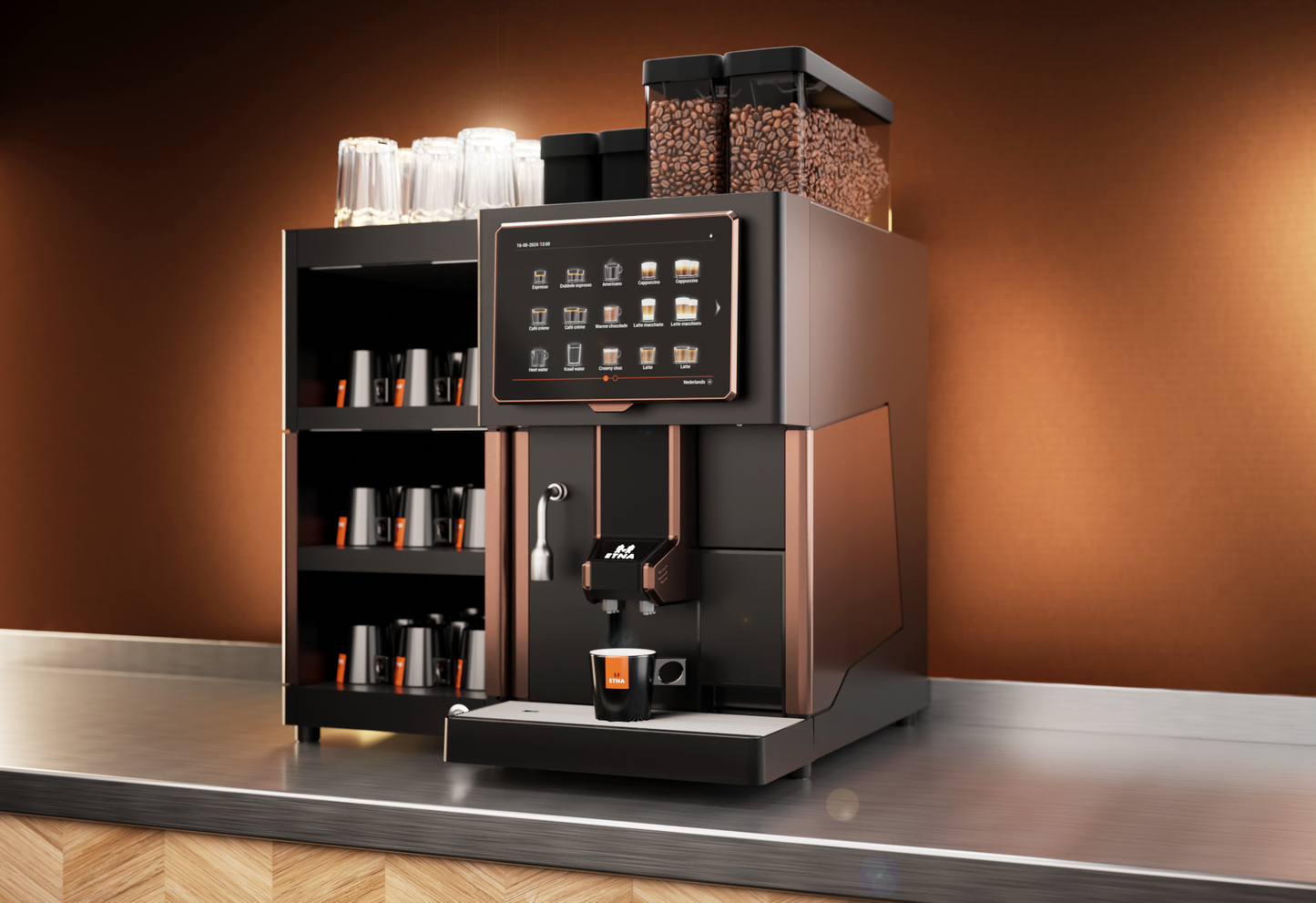 ETNA Sagitta Professionele Espressomachine voor Kantoor en Horeca
