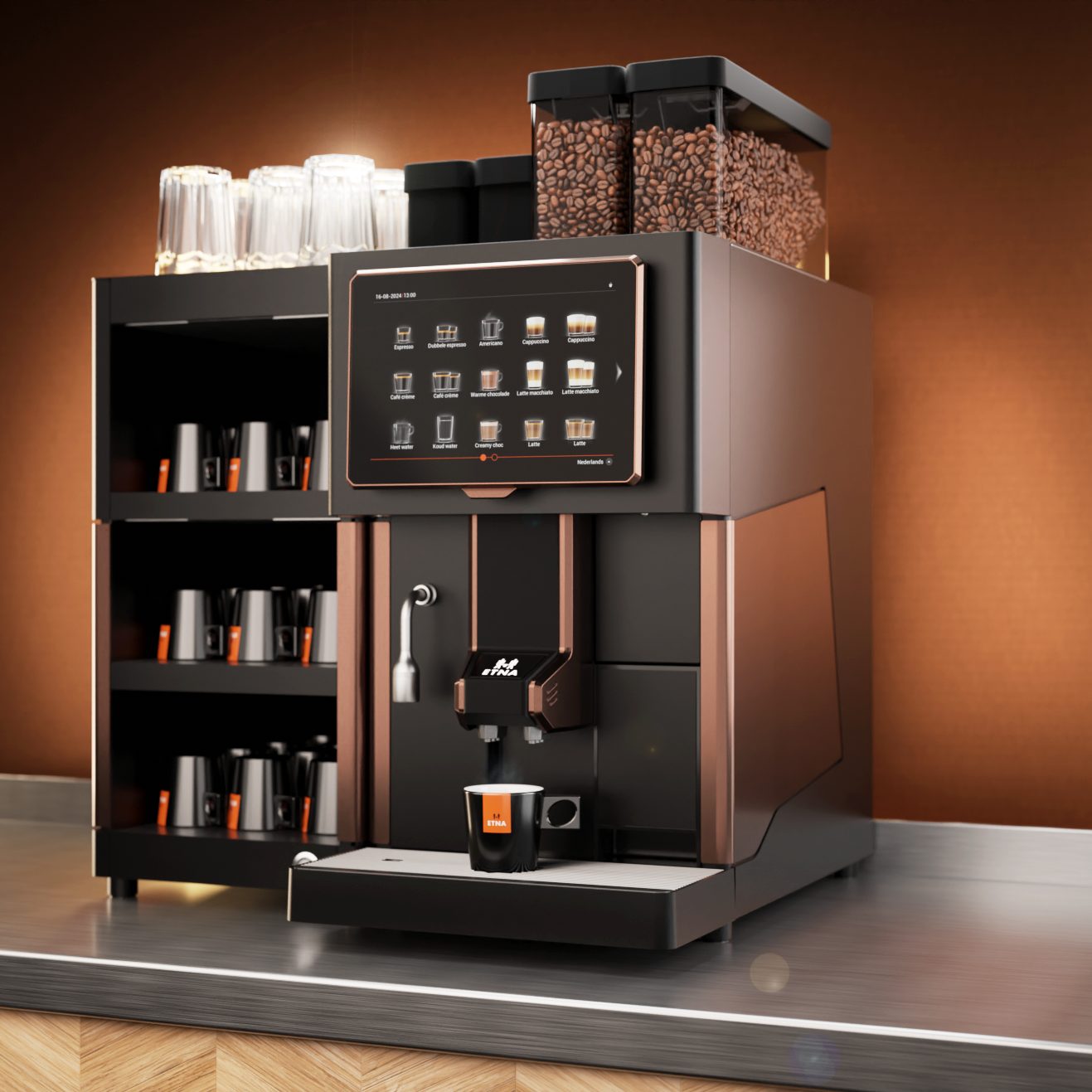 ETNA Sagitta Professionele Espressomachine voor Kantoor en Horeca