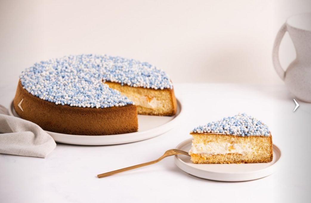 Geboorte taart Jongen tje (12 personen)