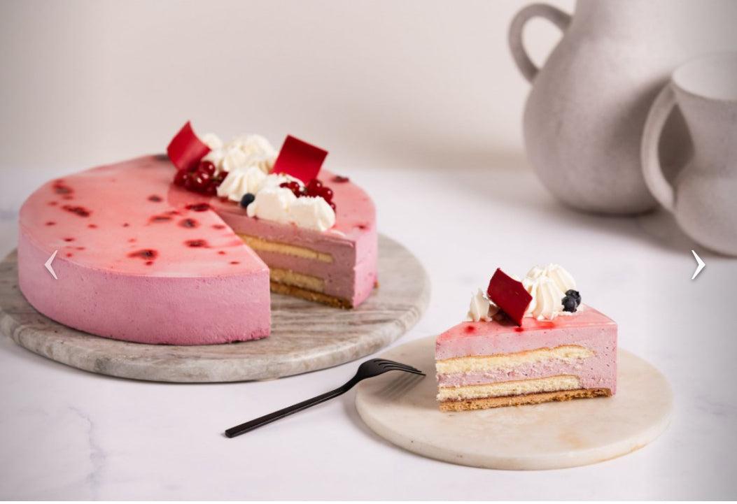 Frambozen Frozen Ceris Bavaroisetaart