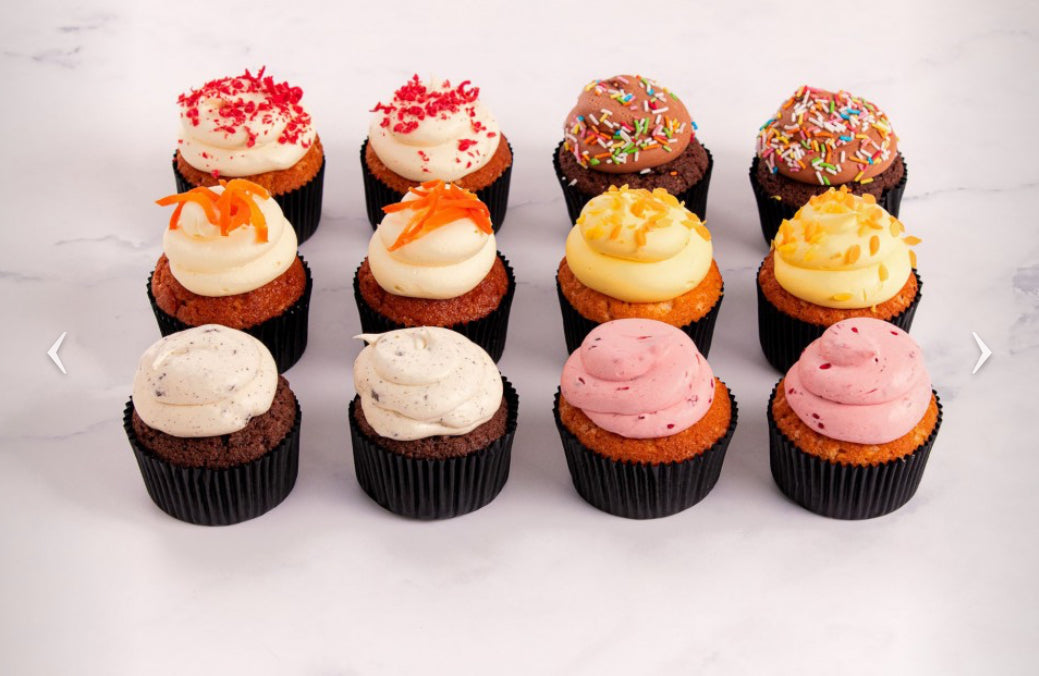 Luxe Assorti Cupcakes (12 stuks)