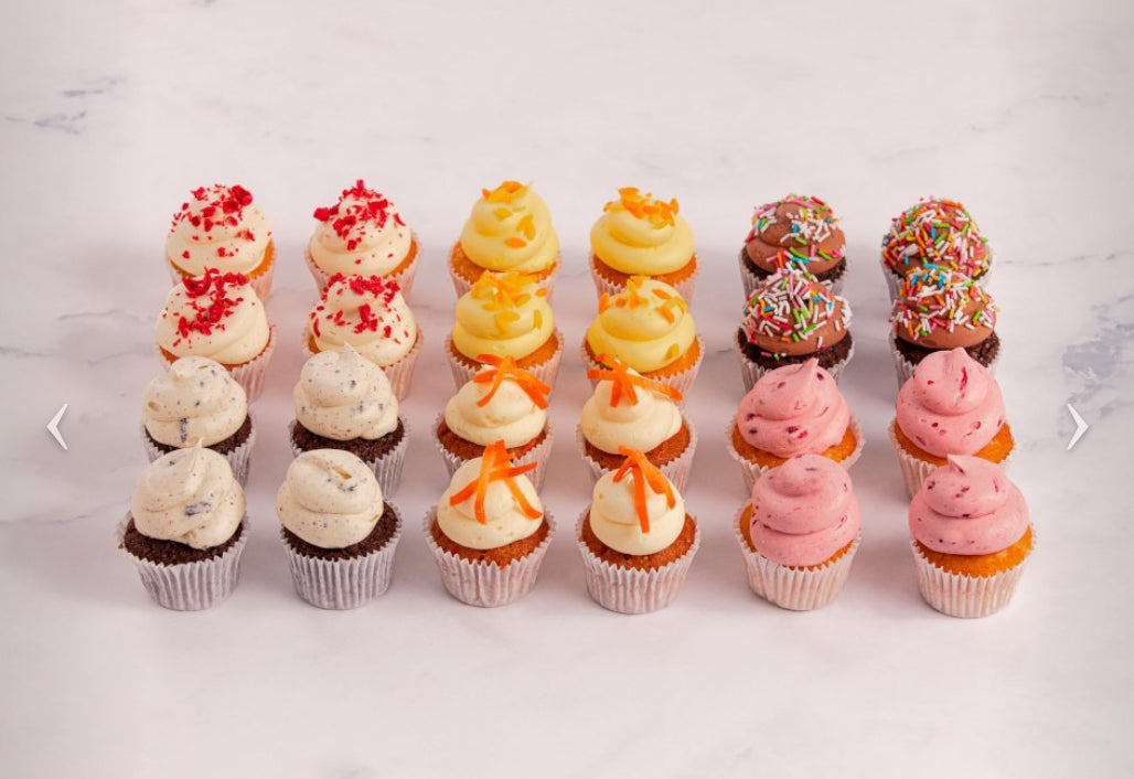 Luxe Assorti Mini Cupcakes (24 stuks)