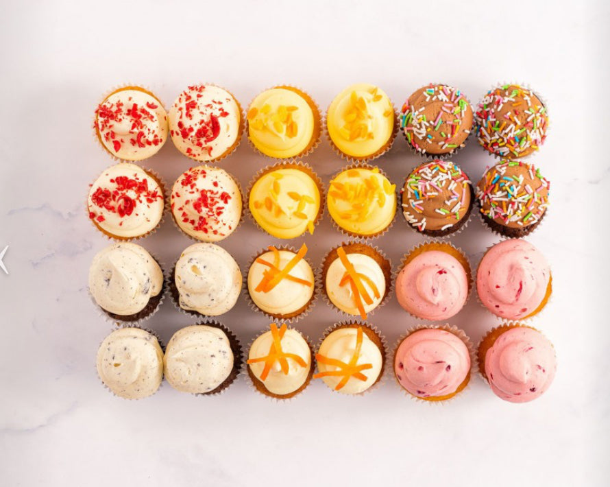 Luxe Assorti Mini Cupcakes (24 stuks)
