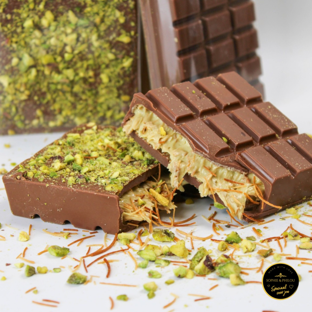 Dubai Delize Bar | Pistache | Knafeh | MELK | +-200 gram