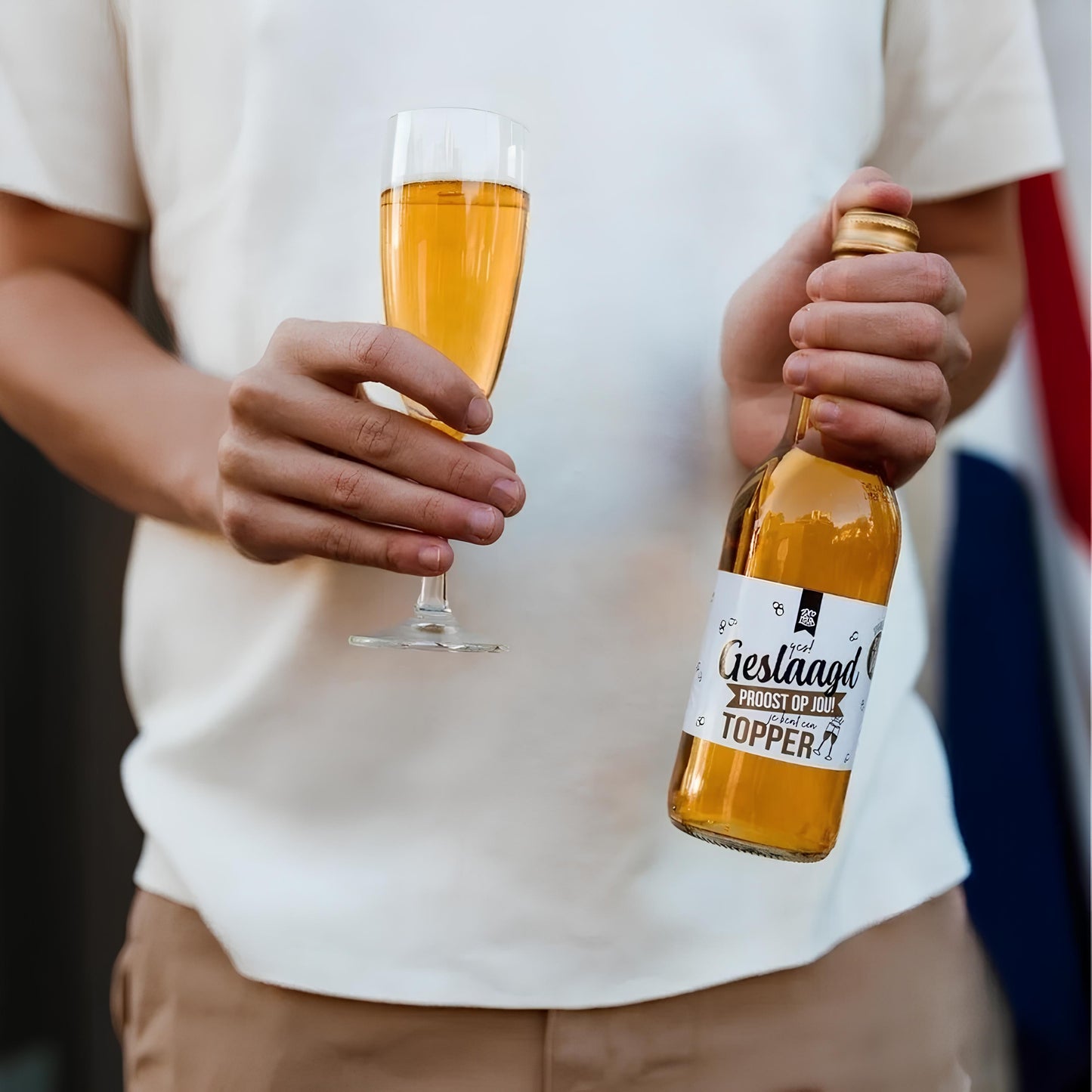 Sprankelend appelsap - 'Geslaagd'