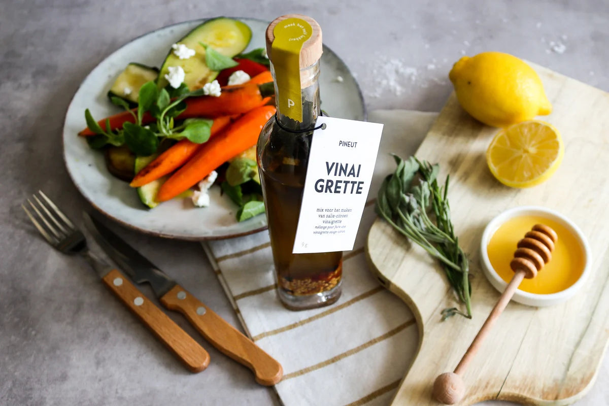 Pineut Vinaigrette | Salie en Citroen