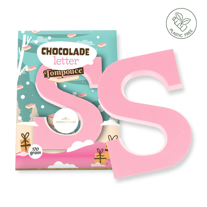 Tompouce Chocoladeletter Sophie&Philou
