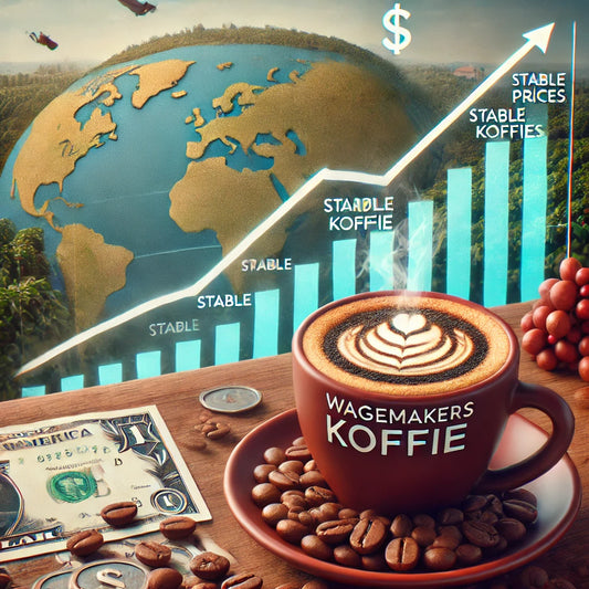 De Stijgende Koffieprijzen: Waarom Je Bij Wagemakers Koffie Minder Betaalt Ondanks De Hogere Inkoopkosten**  De afgelopen jaren zijn de koffieprijzen wereldwijd flink gestegen. Dit komt door een combinatie van factoren zoals klimaatverandering, stijgend