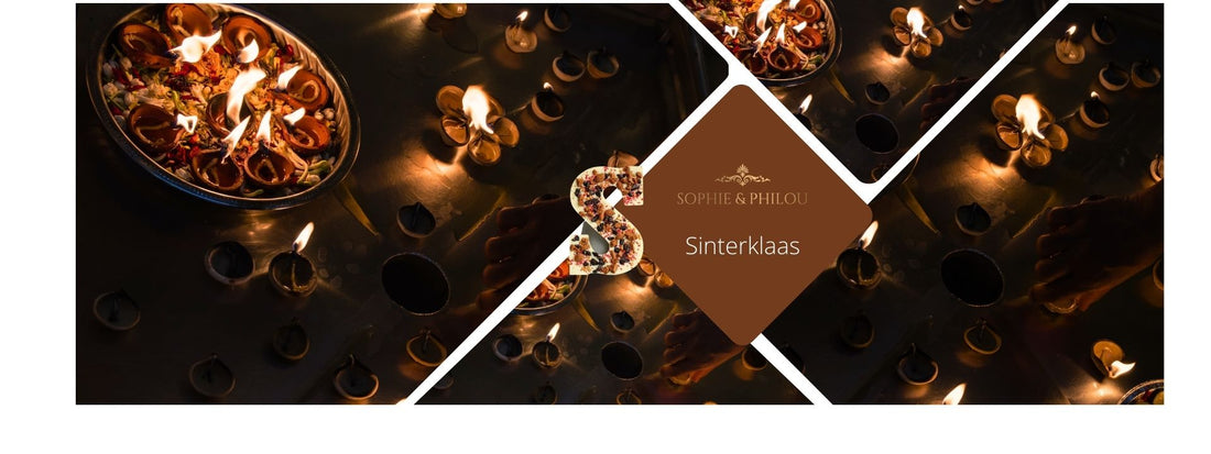 Vier Sinterklaas met Exclusieve Sophie & Philou Chocoladeletters van Wagemakers Koffie, Thee & Cadeau - Wagemakerskoffie - Thee - Cadeau