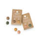Dream giveaway gift with two colorful seed bombs in eco-friendly packaging.
