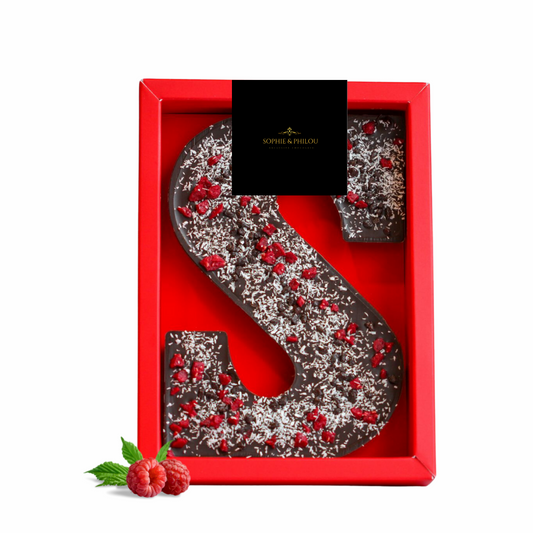 24x Chocoladeletter Letter S | Kokos | Gevuld | Vegan | PUUR