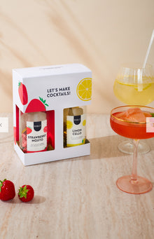 Pineut Cocktail | Giftpack | Strawberry Mojito & Limoncello BIO