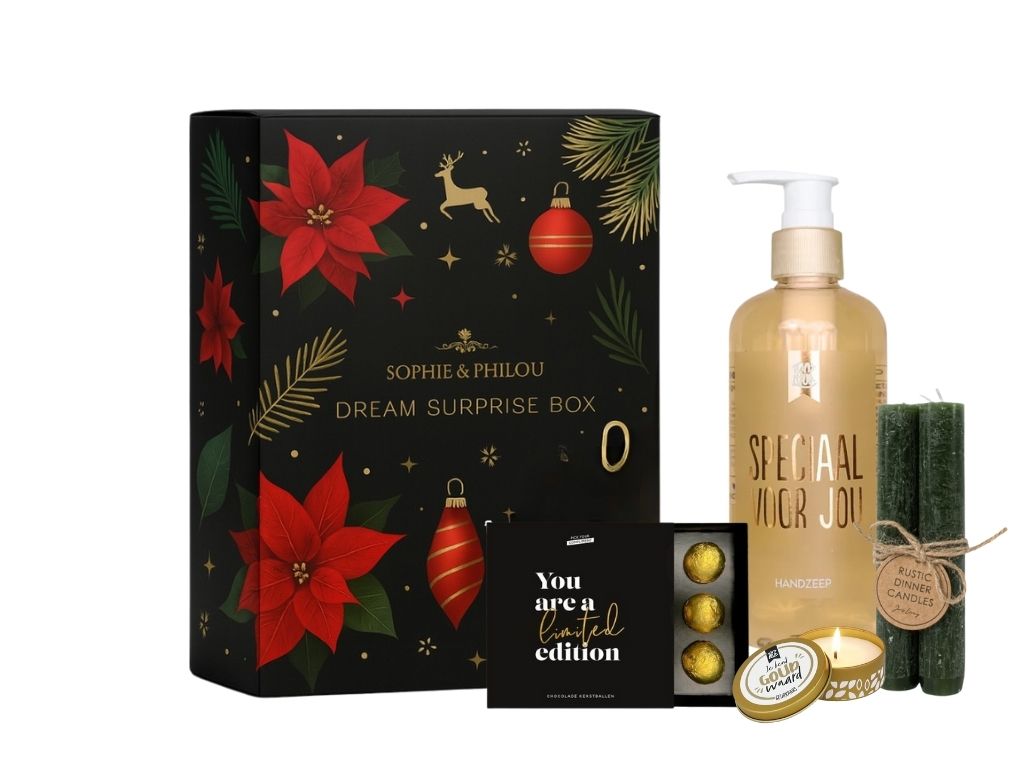 Dream Surprise Box van Sophie & Philou – Luxe kerstcadeau voor medewerkers en relaties