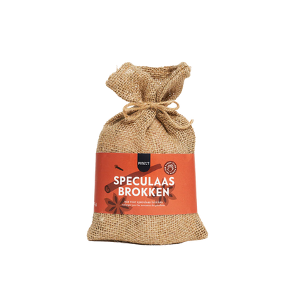 Koek | Jute zakje | Speculaasbrokken