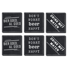 6x Onderzetters