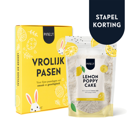 Brievenbuscadeau Vrolijk Pasen | Lemon Poppycake