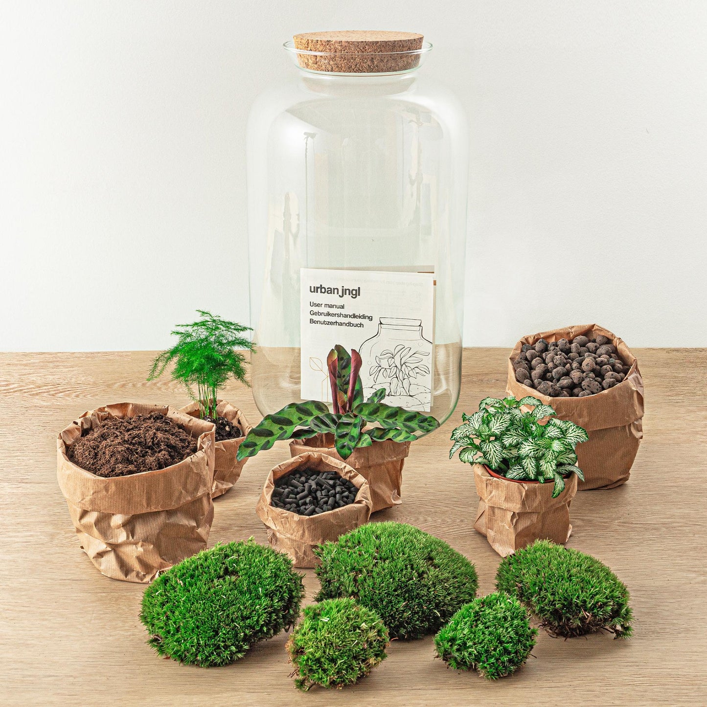 DHZ terrarium - Botanisch Sven XL - ↕ 43 cm - Hark + Schop + Pincet