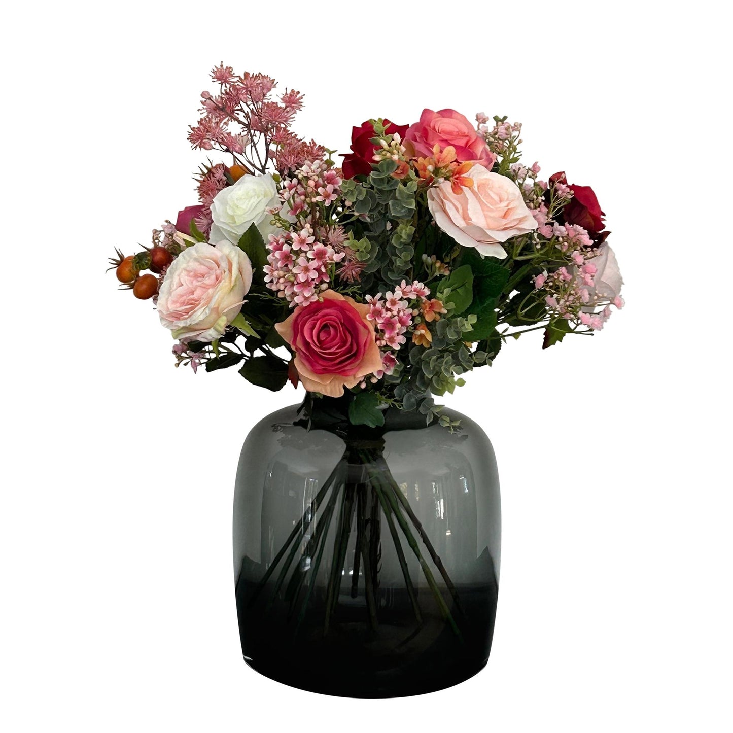 Kunstbloemen - Sophie M - Kleur Roses - 45 cm