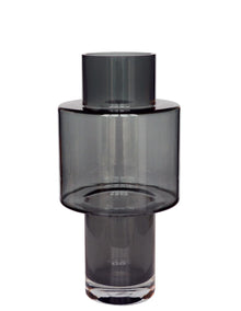 Vaas glas Juba M - H40 W20 - Grey
