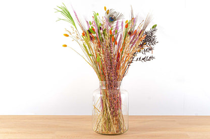 Droogbloemen boeket - Colorful Nature - Droogboeket - 70 cm