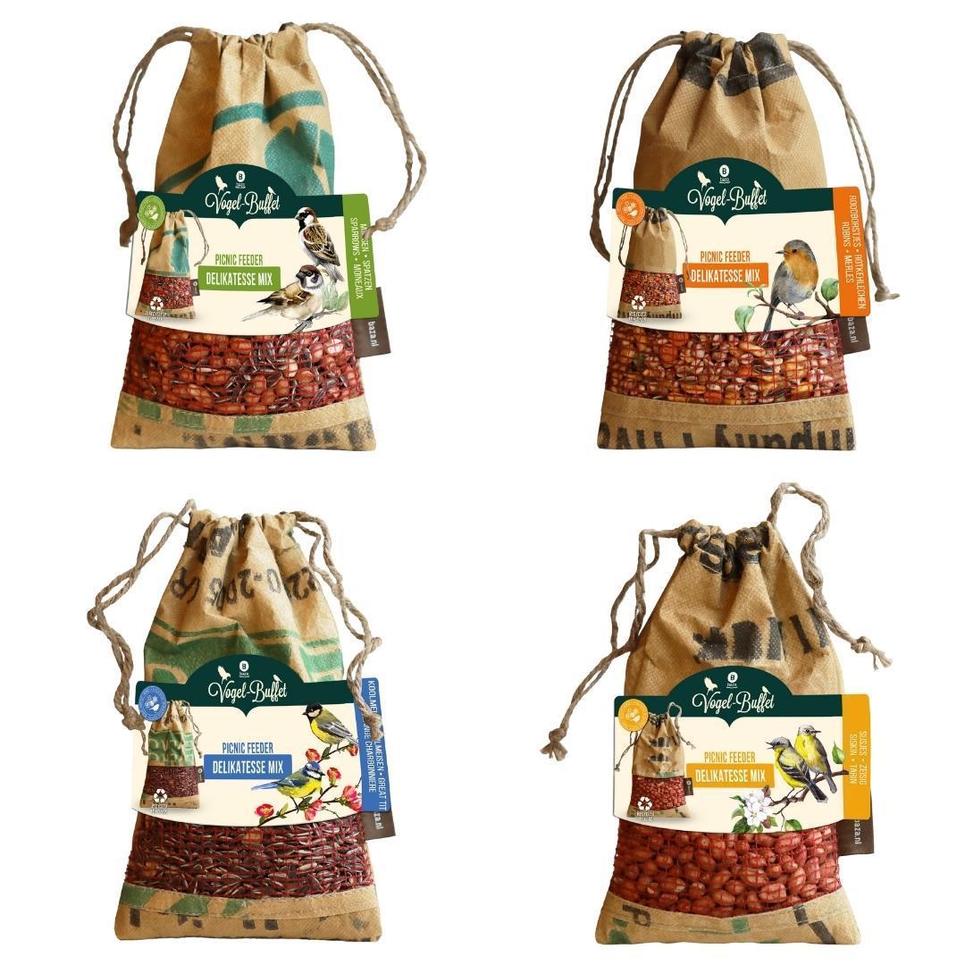 Bird Buffet | Vogelvoer Picknick mix Set van 4 | 4x 300gr